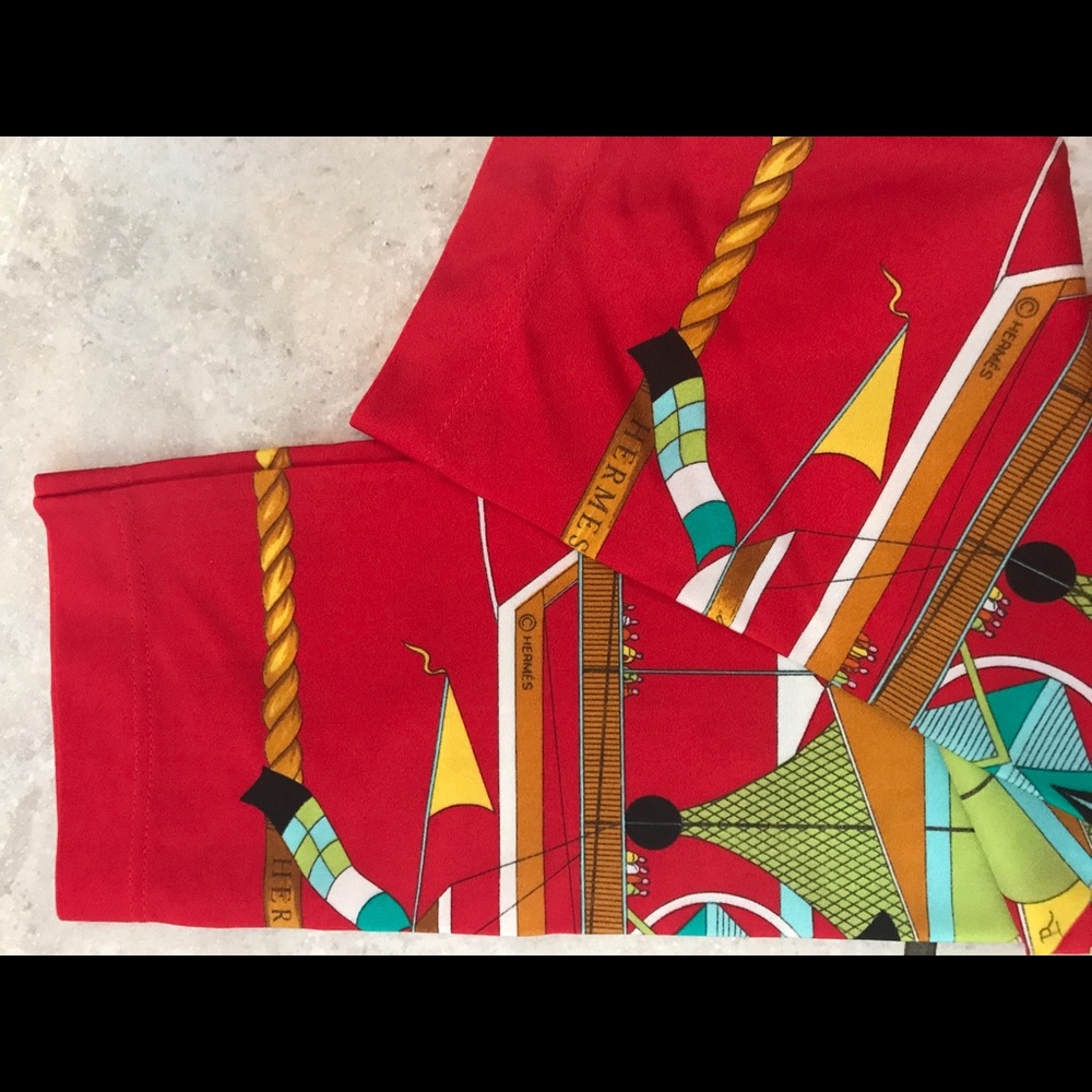 Hermes Lycra sensations vintage pajama set